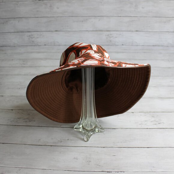 Style & Co Vintage Women\'s Wide Brim Floppy Hat Sun Beach Reversible main image 6